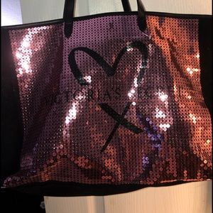Victoria Secret sequin bag